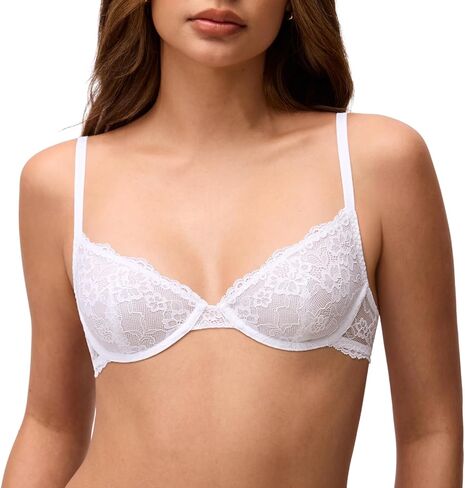 Demi Lace Bras for Women Small Breasted Underwire Unlined Bra 32AA-38A in Saudi Arabia