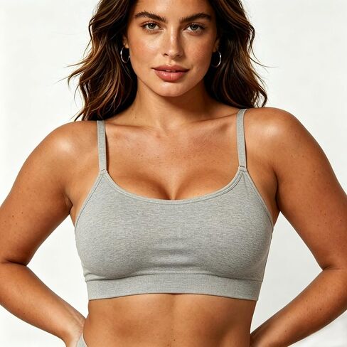 Women's Seamless Bralettes Cami Bras No Underwire Wireless Bralette Unlined Unpadded Comfort Sports Bra in Saudi Arabia