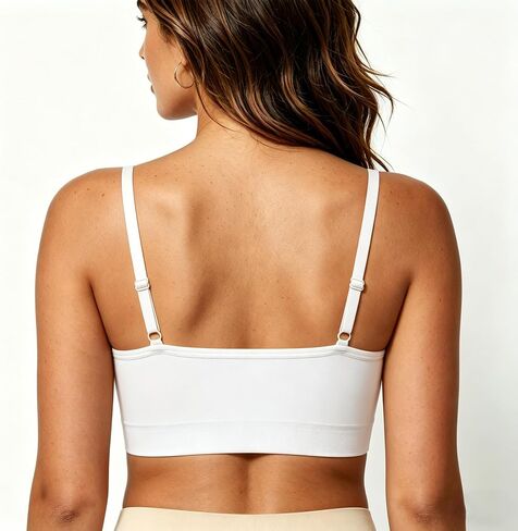Women's Seamless Bralettes Cami Bras No Underwire Wireless Bralette Unlined Unpadded Comfort Sports Bra in Saudi Arabia