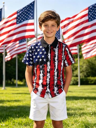 Kids4ever 2 Pack Boys Hawaiian Shirts Kids Vibrant Tropical Button Up Shirt for Summer Vacation School Theme Days 8-14 Years in Kuwait