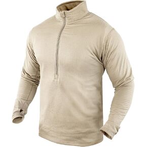 Condor Elite 603-042-M Base Ii Zip Pullover Sand, M in Saudi Arabia