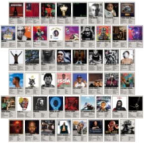 KINYEYE Rappers Album Cover Posters, Retro Rappers Music Posters Wall Collage Kit for Teen Bedroom Decor | 4"x 6", 50PCS Unframed in Saudi Arabia