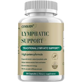 Natural Lymphatic Drainage Supplement – Supports Lymphatic Cleanse, Fluid Balance & Debloating – 90 Herbal Capsules with Dandelion & Burdock Root in Saudi Arabia