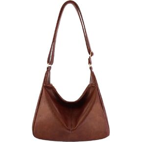 Hobo Bags for Women, Soft Leather Women Crossbody bag, Stylish Slouchy Shoulder Bag Purses for Women in Saudi Arabia