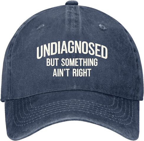 undiagnoseds but Something Ain't Right Hats for Womens Vintage Washed in Kuwait