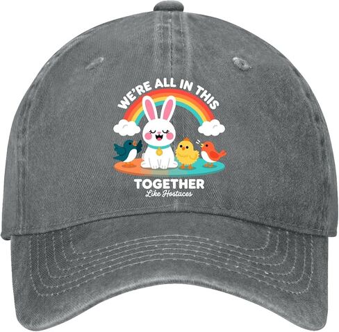 We're All in This Togethers Like Hostages Hat for Mens Soft Washed Distressed in Kuwait