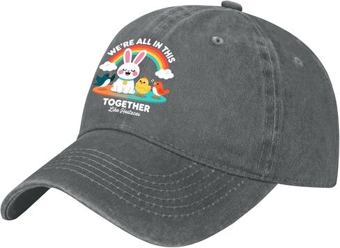 We're All in This Togethers Like Hostages Hat for Mens Soft Washed Distressed in Kuwait