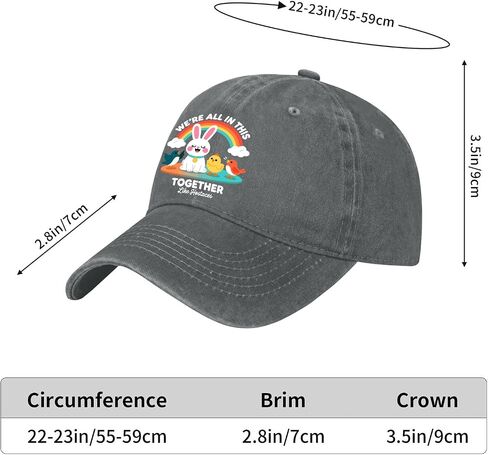 We're All in This Togethers Like Hostages Hat for Mens Soft Washed Distressed in Kuwait