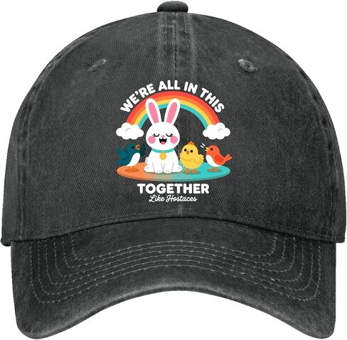 We're All in This Togethers Like Hostages Hat for Mens Soft Washed Distressed in Kuwait