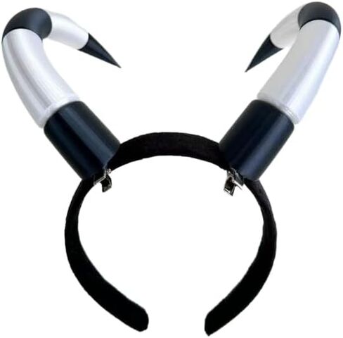 Blitzo Cosplay Horns Hairclip Anime Blitzo Headband Detachable Headwear Prop Costume (01) in Saudi Arabia