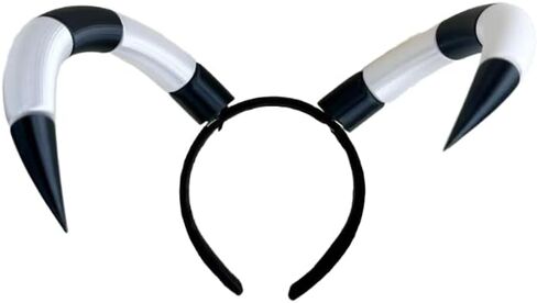 Blitzo Cosplay Horns Hairclip Anime Blitzo Headband Detachable Headwear Prop Costume (01) in Saudi Arabia