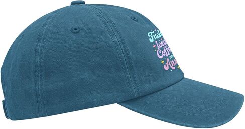 Fueled by Iced Coffee and Anxiety Hat for Women Classic Washed Distressed in Kuwait