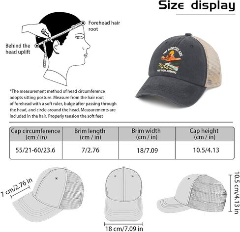 His Mercies are New Every Morning Hats for Mens Trendy Washed Distressed in Kuwait