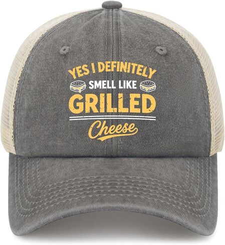 Yes I Definitelys Smell Like Grilled Cheese Hats for Women Soft Washed in Kuwait