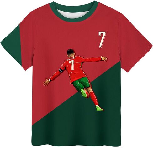 CONOB&XU Kids Soccer Jersey Set Training Uniform for 5-12Y in Kuwait