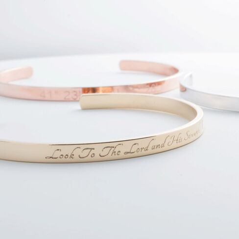 Petite Boutique Personalized Bangle Bracelet Slim Layered Bracelet a Thoughtful and Stylish Gift Custom Engraving in Saudi Arabia