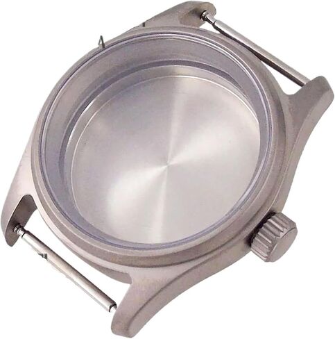 Pilot Diving Watch Case Titanium 316L Steel for NH34 NH35 NH36 NH38 NH70 PT5000 ETA2824 Sapphire 20BAR Waterproof Anti Allergy(Titanium case,36mm ETA2824) in Saudi Arabia