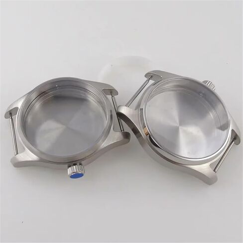Pilot Diving Watch Case Titanium 316L Steel for NH34 NH35 NH36 NH38 NH70 PT5000 ETA2824 Sapphire 20BAR Waterproof Anti Allergy(Titanium case,36mm ETA2824) in Saudi Arabia