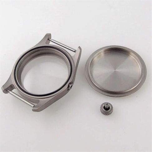 Pilot Diving Watch Case Titanium 316L Steel for NH34 NH35 NH36 NH38 NH70 PT5000 ETA2824 Sapphire 20BAR Waterproof Anti Allergy(Titanium case,36mm ETA2824) in Saudi Arabia