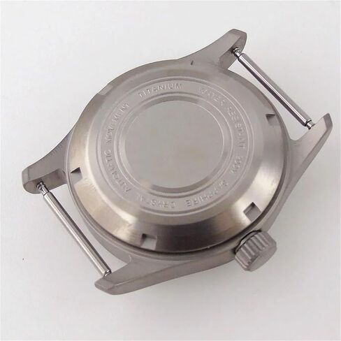 Pilot Diving Watch Case Titanium 316L Steel for NH34 NH35 NH36 NH38 NH70 PT5000 ETA2824 Sapphire 20BAR Waterproof Anti Allergy(Titanium case,36mm ETA2824) in Saudi Arabia