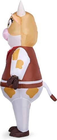 Inflatable Cowboy Costume Adults Western Cowboy Outfit for Halloween Christmas Party Cosplay in Saudi Arabia