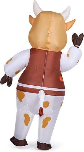 Inflatable Cowboy Costume Adults Western Cowboy Outfit for Halloween Christmas Party Cosplay in Saudi Arabia