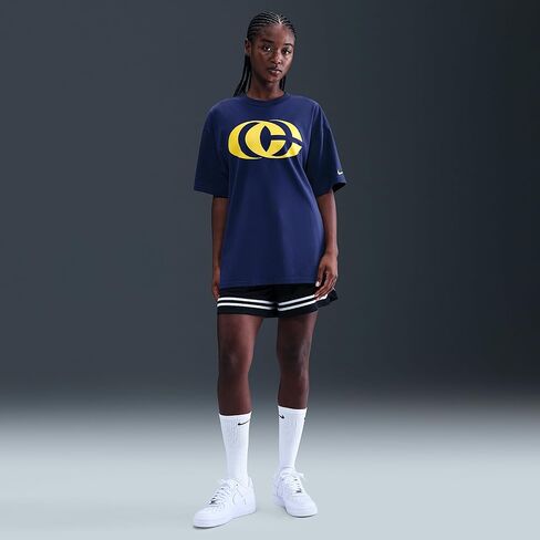 Nike Caitlin Clark Basketball T-Shirt (Midnight Navy/Amarillo) in Kuwait