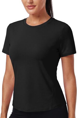 Alaroo Workout Tops for Women Short Sleeve UV Protection Athletic Shirts Running Gym Yoga Hiking Quick Dry Tshirts in Saudi Arabia