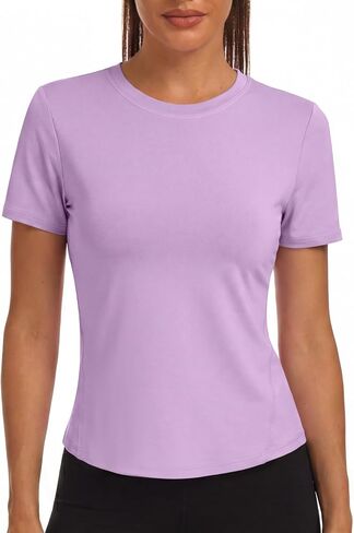 Alaroo Workout Tops for Women Short Sleeve UV Protection Athletic Shirts Running Gym Yoga Hiking Quick Dry Tshirts in Saudi Arabia