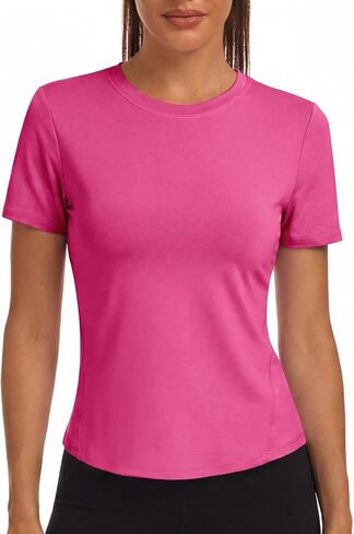 Alaroo Workout Tops for Women Short Sleeve UV Protection Athletic Shirts Running Gym Yoga Hiking Quick Dry Tshirts in Saudi Arabia