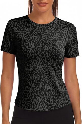 Alaroo Workout Tops for Women Short Sleeve UV Protection Athletic Shirts Running Gym Yoga Hiking Quick Dry Tshirts in Saudi Arabia