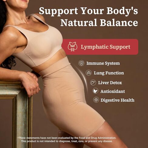 Migcopat 26-in-1 Liposomal Lymphatic Drainage Drops with Turmeric, Echinacea, Vitamins, Dandelion, Zeolite for Swelling, Bloating, Immune, Lung Support, Vegan, Alcohol-Free, Strawberry Flavor, 2 fl oz in Saudi Arabia