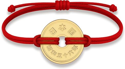 HOBBY OF KINGS Good Luck Coin Bracelet | 18k Gold Plated Wristband | Handmade Jewelry for Collectors and History Lovers in Saudi Arabia
