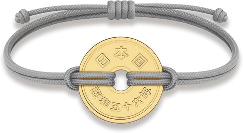 HOBBY OF KINGS Good Luck Coin Bracelet | 18k Gold Plated Wristband | Handmade Jewelry for Collectors and History Lovers in Saudi Arabia