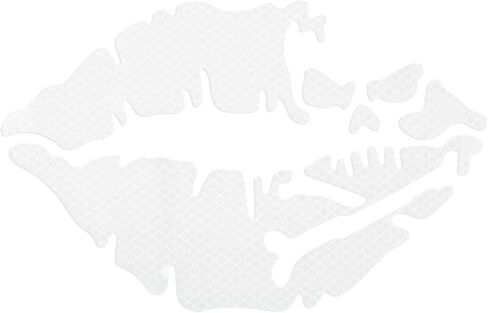 Halloween Car Lip Decals Window Skull Lip Stickers PET Purple for Car Window Wall Indoor 1 Pcs in Saudi Arabia