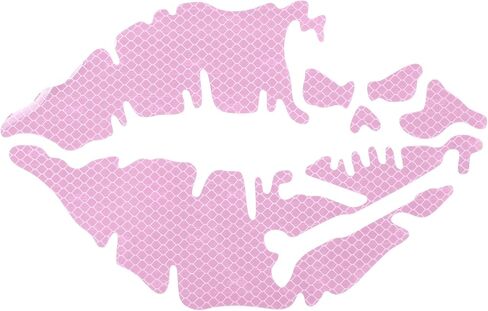 Halloween Car Lip Decals Window Skull Lip Stickers PET Purple for Car Window Wall Indoor 1 Pcs in Saudi Arabia