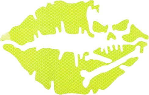 Halloween Car Lip Decals Window Skull Lip Stickers PET Purple for Car Window Wall Indoor 1 Pcs in Saudi Arabia