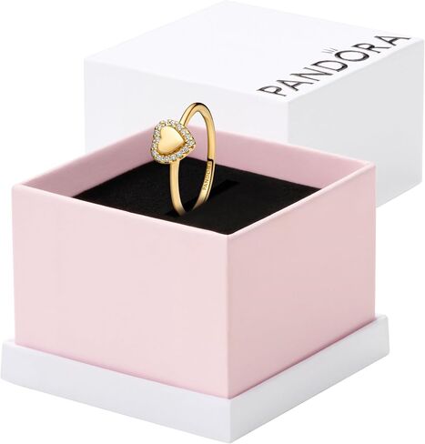PANDORA-Engravable Heart Halo Ring-With Gift Box in Saudi Arabia
