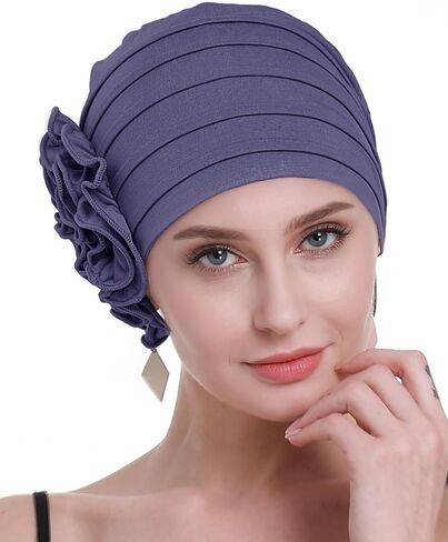 osvyo Chemo Cap for Women Turban Beanie for Cancer Patients, Soft Headwear for Hair Loss in Saudi Arabia
