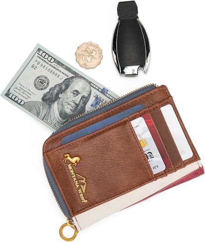 Montana West Vintage American Flag Wallet for Men&Women, American Pride Purse for Patriotic Day in Kuwait