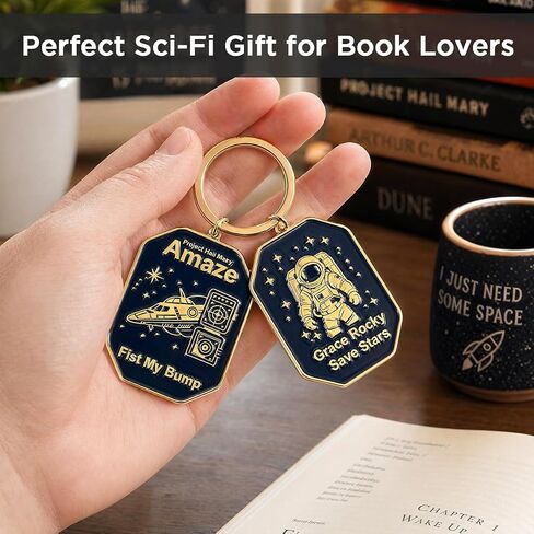AICase لمشروع Hail Mary Merch Rocky Keychain مع رائد فضاء، متعدد الألوان المينا Grace Amaze قميص قبعة الزي ملصق ملصق هدايا بضائع قطيفة لمحبي عيد ميلاد الجدة حقيبة إكسسوارات ساحرة in Kuwait