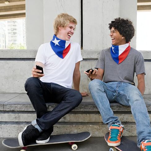 WEITBF 2 Pack Puerto Rico Flag Bandana Puerto Rican Scarf Bandanas Headband - 100% Cotton, 22 x 22 inches in Saudi Arabia
