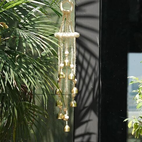 10 Bells Wind Chimes for Outdoor- Handmade Wind Chimes Bells for Outside Tree Home Garden Patio Porch Decoration- Hanging Bells Wind Chime in Saudi Arabia