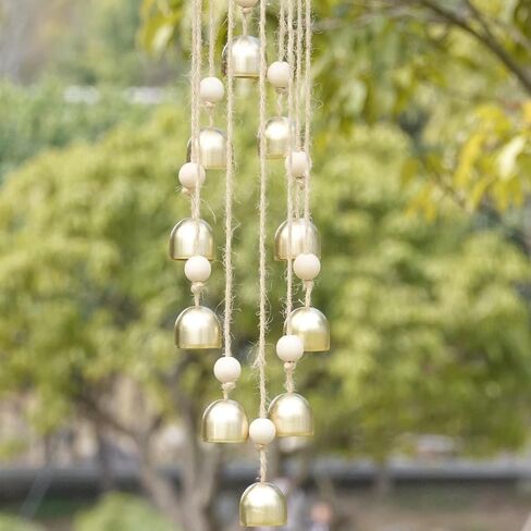 10 Bells Wind Chimes for Outdoor- Handmade Wind Chimes Bells for Outside Tree Home Garden Patio Porch Decoration- Hanging Bells Wind Chime in Saudi Arabia