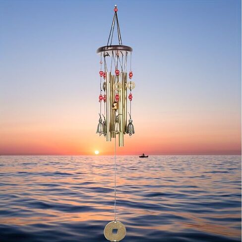 Metal Wood Alloy Copper Bell Wind Chime Creative Home Decoration Pendant Store Pendant in Kuwait