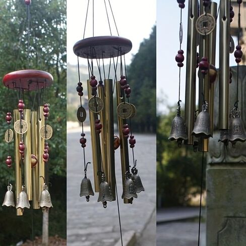 Metal Wood Alloy Copper Bell Wind Chime Creative Home Decoration Pendant Store Pendant in Kuwait