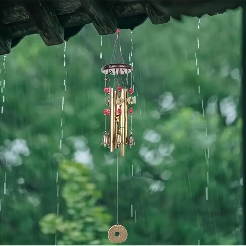 Metal Wood Alloy Copper Bell Wind Chime Creative Home Decoration Pendant Store Pendant in Kuwait