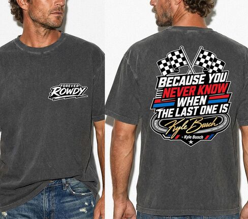Racing Legend Memorial Tribute T-Shirt | Rowdy Nation Fan Tee | Checkered Flag Graphic Shirt | #8 Stock Car Champion Memorabilia | Rest in Peace Racing Icon in Saudi Arabia