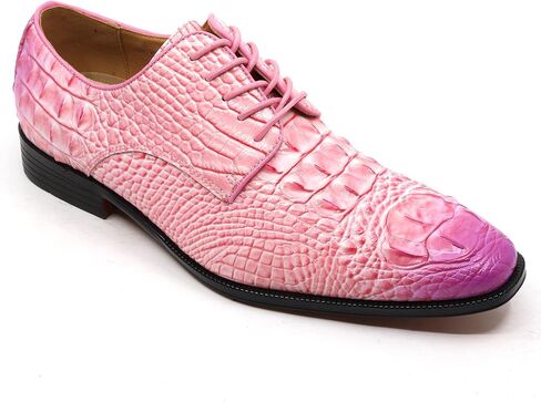 Men's Crocodile Embossed Lace-Up Formal Business Dress Oxford Shoes CROCO-01 in Kuwait