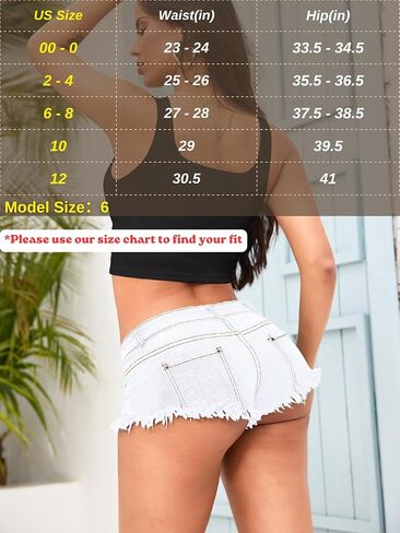 EHSUYAB Women Sexy Low Rise Jean Shorts Stretchy,Wash Distressed Mini Booty Cheeky Jeans 00-12,Denim Hot Cowgirl Rave Outfits in Kuwait